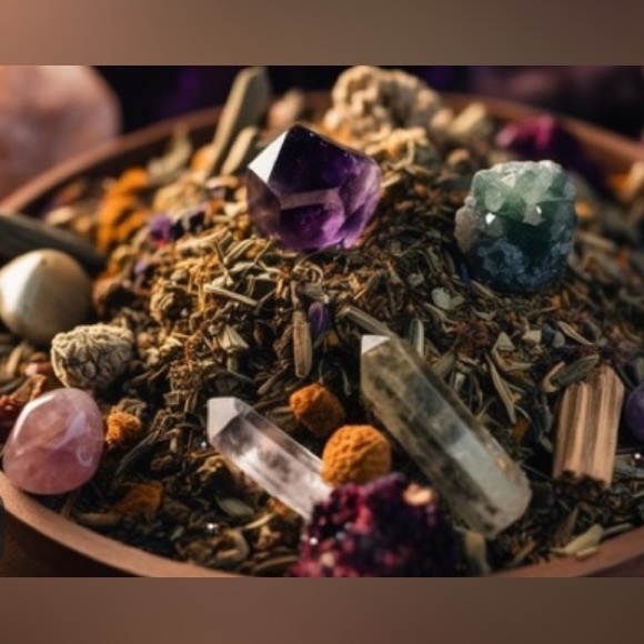 Wicca box 🔮 Choose your intention. Crystals, pentagram, for spell work, Diy + - Picture 2 of 10